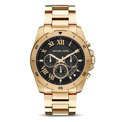 black gold watch michael kors|michael kors watch men gold.